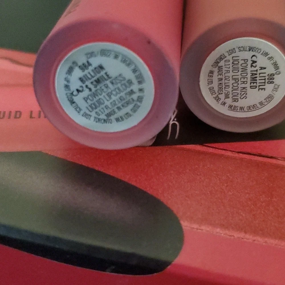 MAC cosmetics kiss it twice powder kiss‎ liquid duo pink new